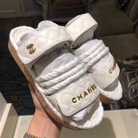 fake chanel sliders|rubber chanel slides women.